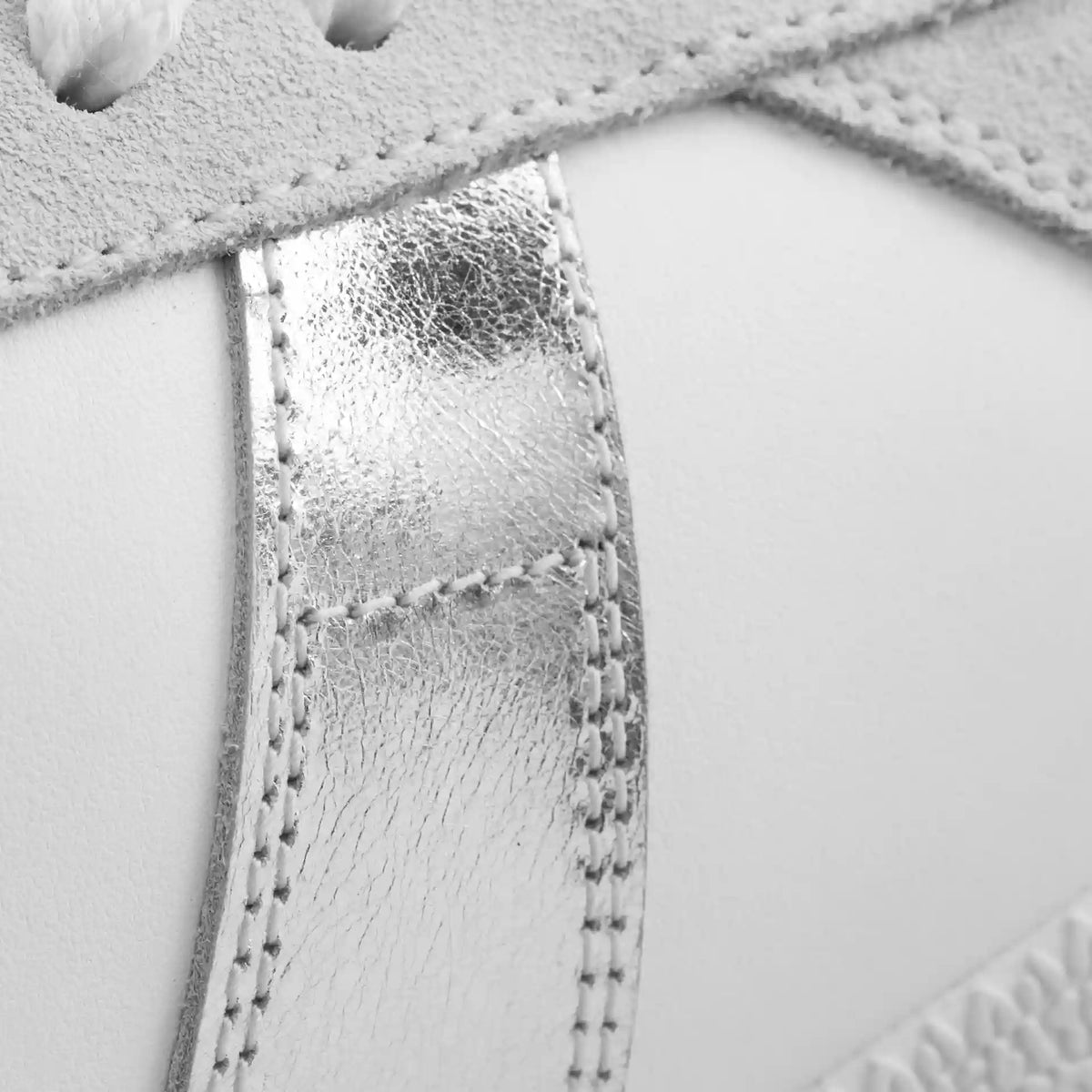 Morgen Trainers - Metallic Leather & Suede - Women's