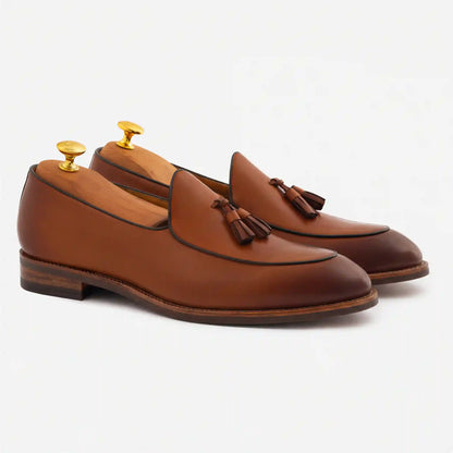 Perry Belgian Loafer - Full Grain Leather - Men's