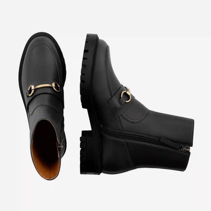 Blaise Horsebit Boots - Full Grain Leather - Women's