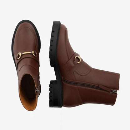 Blaise Horsebit Boots - Full Grain Leather - Women's