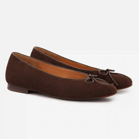 Mona Flat - Suede - Women's