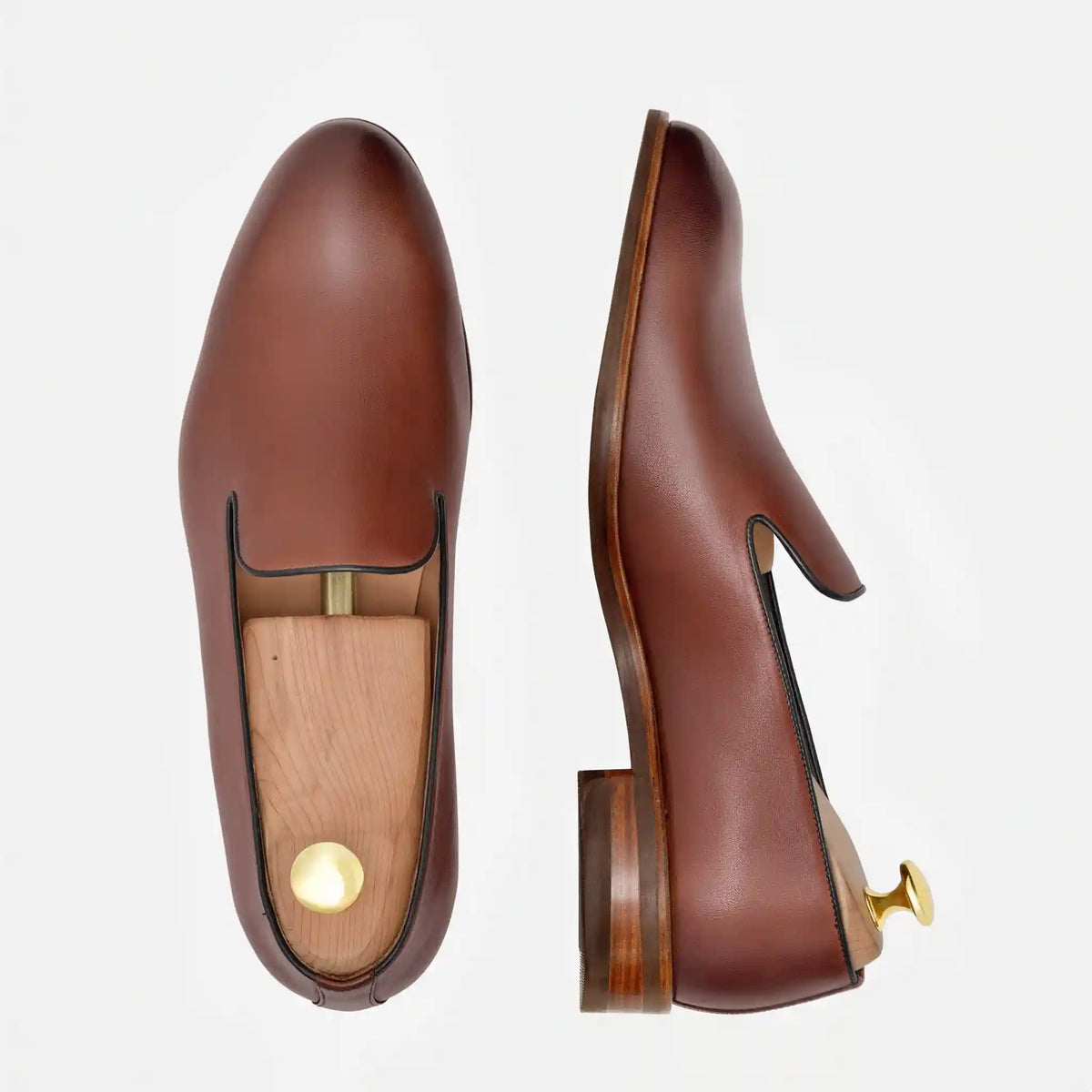 Langford Wholecut Loafers - Men's