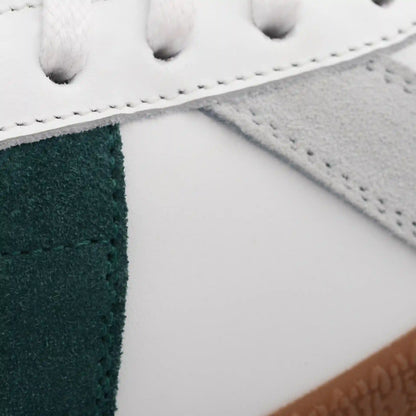 Morgen Trainers - Leather/Suede - Gum Sole - Women's