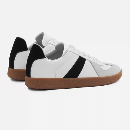 Morgen Trainers - Leather/Suede - Gum Sole - Women's