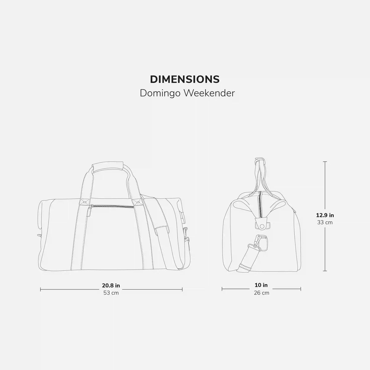 Domingo Duffel Bag - Pebbled - Men's