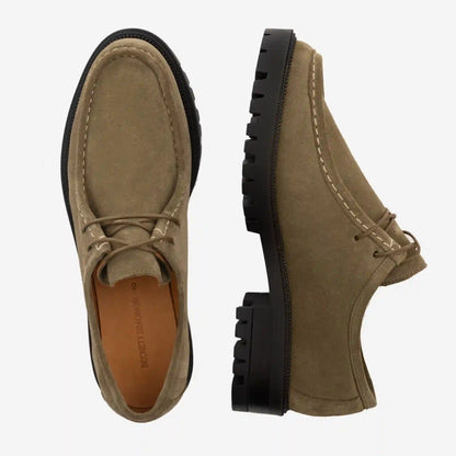 Tessa Derby - Water-Repellent Suede - Women's