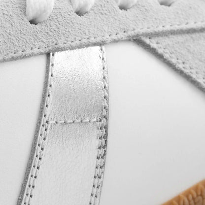 Morgen Trainers - Metallic Leather & Suede - Women's