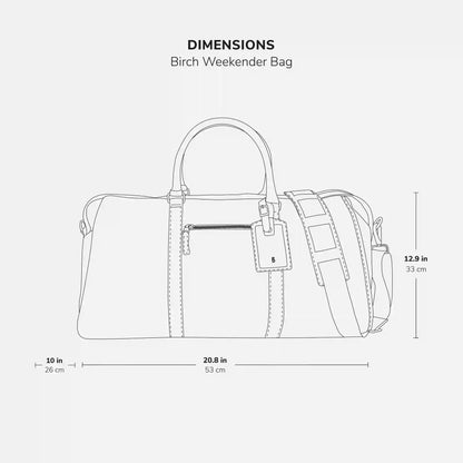 Birch Weekender Bag - Women’s Pebbled Leather