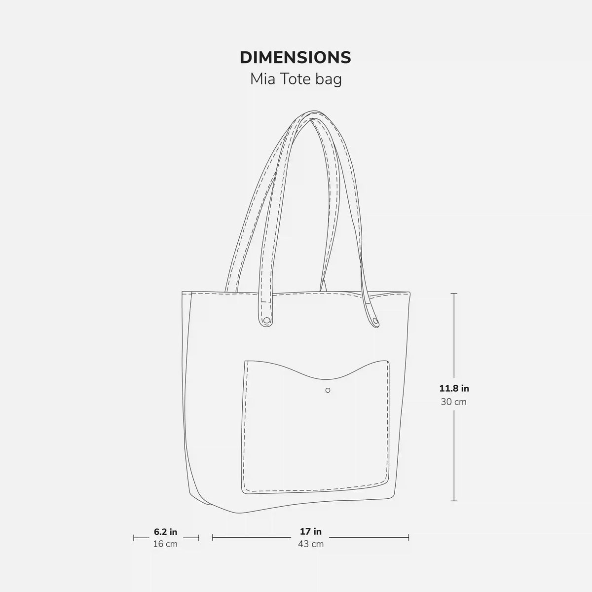 Mia Tote - Pebbled Leather - Women's