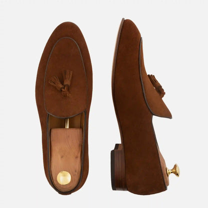 Perry Belgian Loafer - Men’s Water-Repellent Suede
