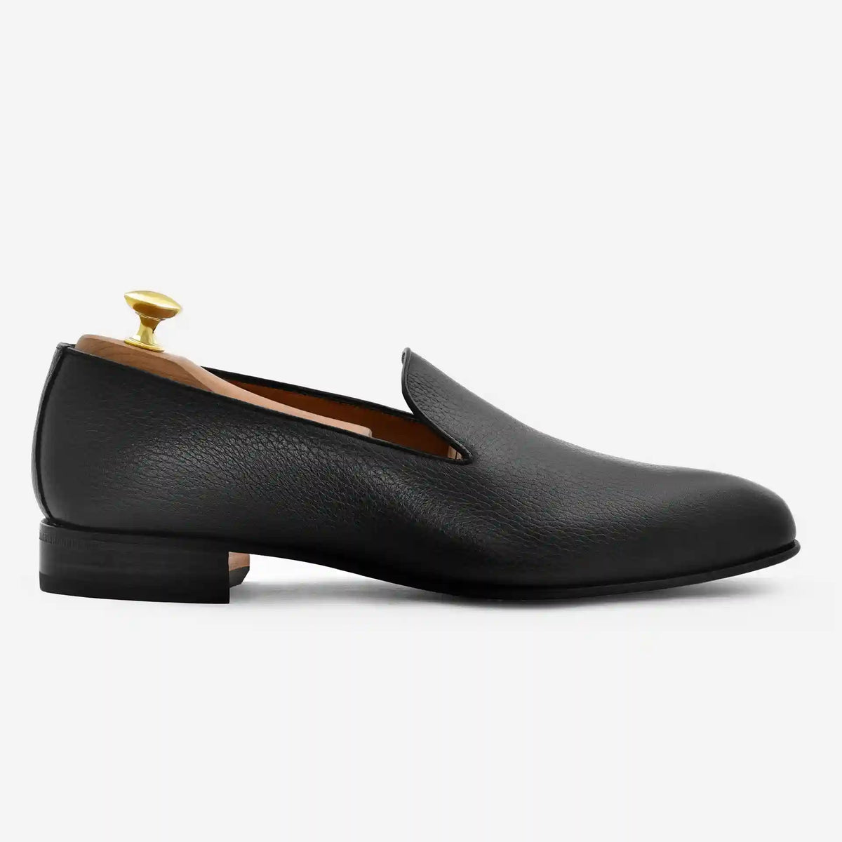 Langford Wholecut Loafers - Pebbled - Men's