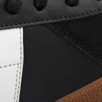 Morgen Trainers - Leather/Suede - Gum Sole - Women's