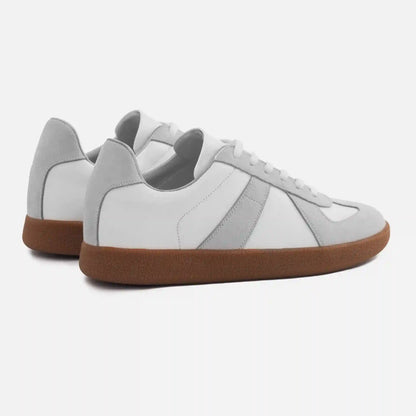 Morgen Trainers - Leather/Suede - Gum Sole - Women's