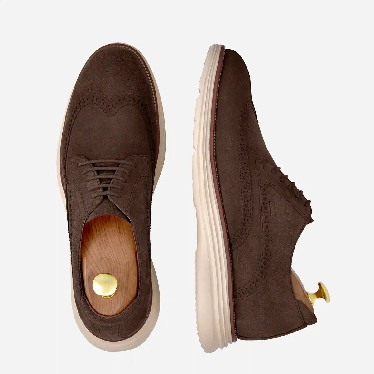 Redford Brogue Derbies - Suede - Men´s