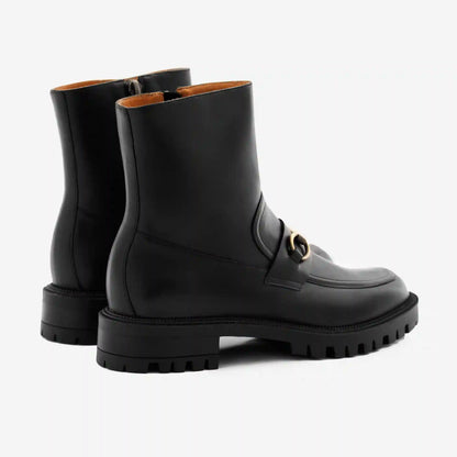 Blaise Horsebit Boots - Full Grain Leather - Women's