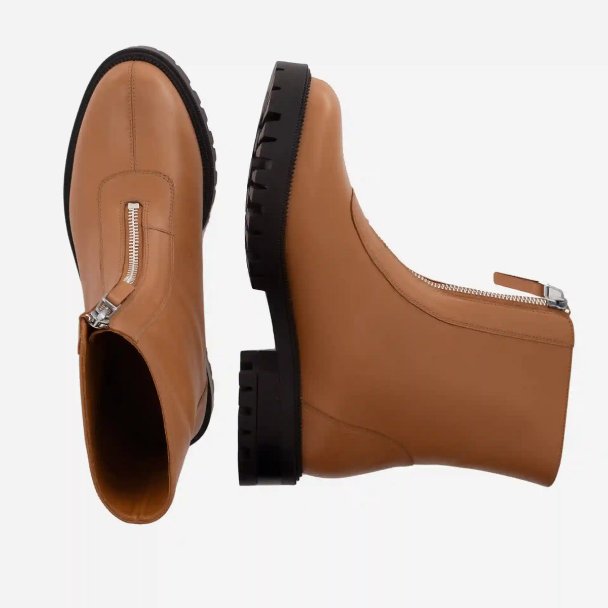 Jenna Zip Up Boots - Women’s  Full-Grain Leather