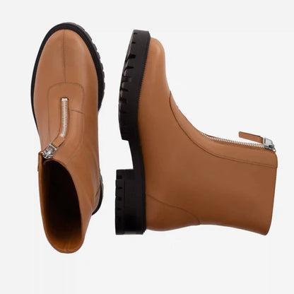 Jenna Zip Up Boots - Women’s  Full-Grain Leather