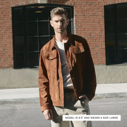 Stratton Jacket - Suede - Men's