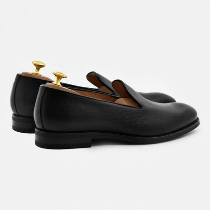 Langford Wholecut Loafers - Pebbled - Men's