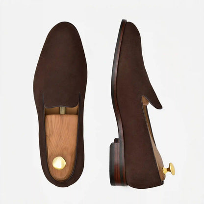 Langford Wholecut Loafers - Suede - Men's