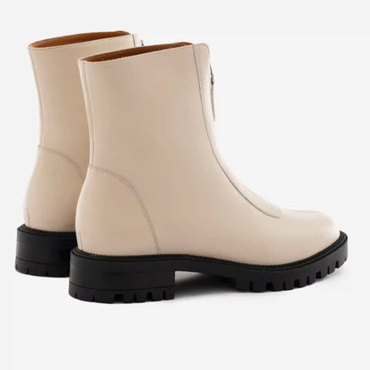 Jenna Zip Up Boots - Women’s  Full-Grain Leather