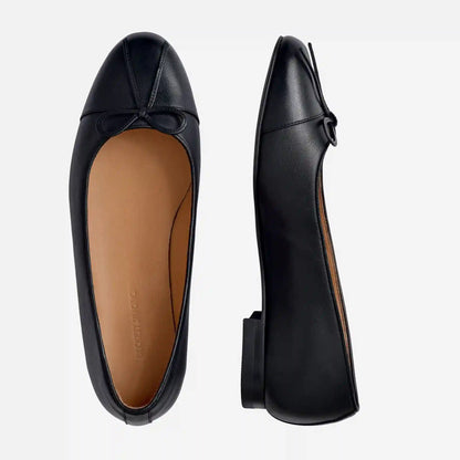 Mona Cap Toe Flats - Full Grain Leather - Women's