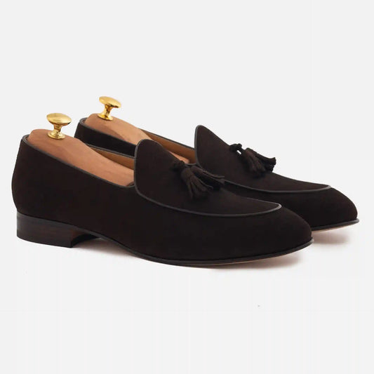 Perry Belgian Loafer - Men’s Water-Repellent Suede