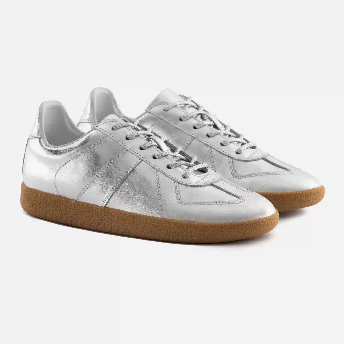 Morgen Trainers - Metallic Leather - Women's