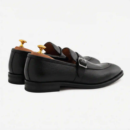 Archie Belted Loafer - Men’s  Pebbled Leather
