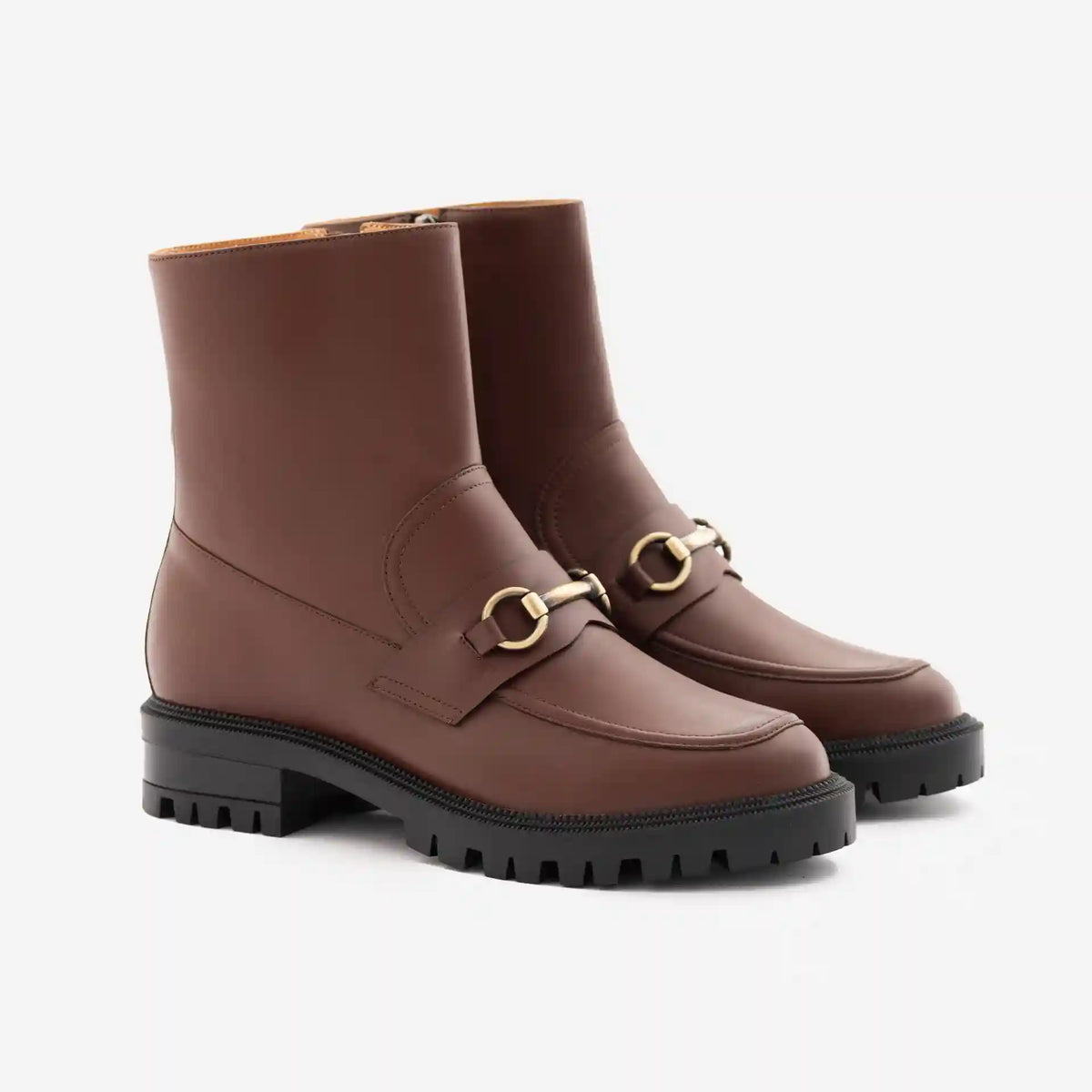 Blaise Horsebit Boots - Full Grain Leather - Women's