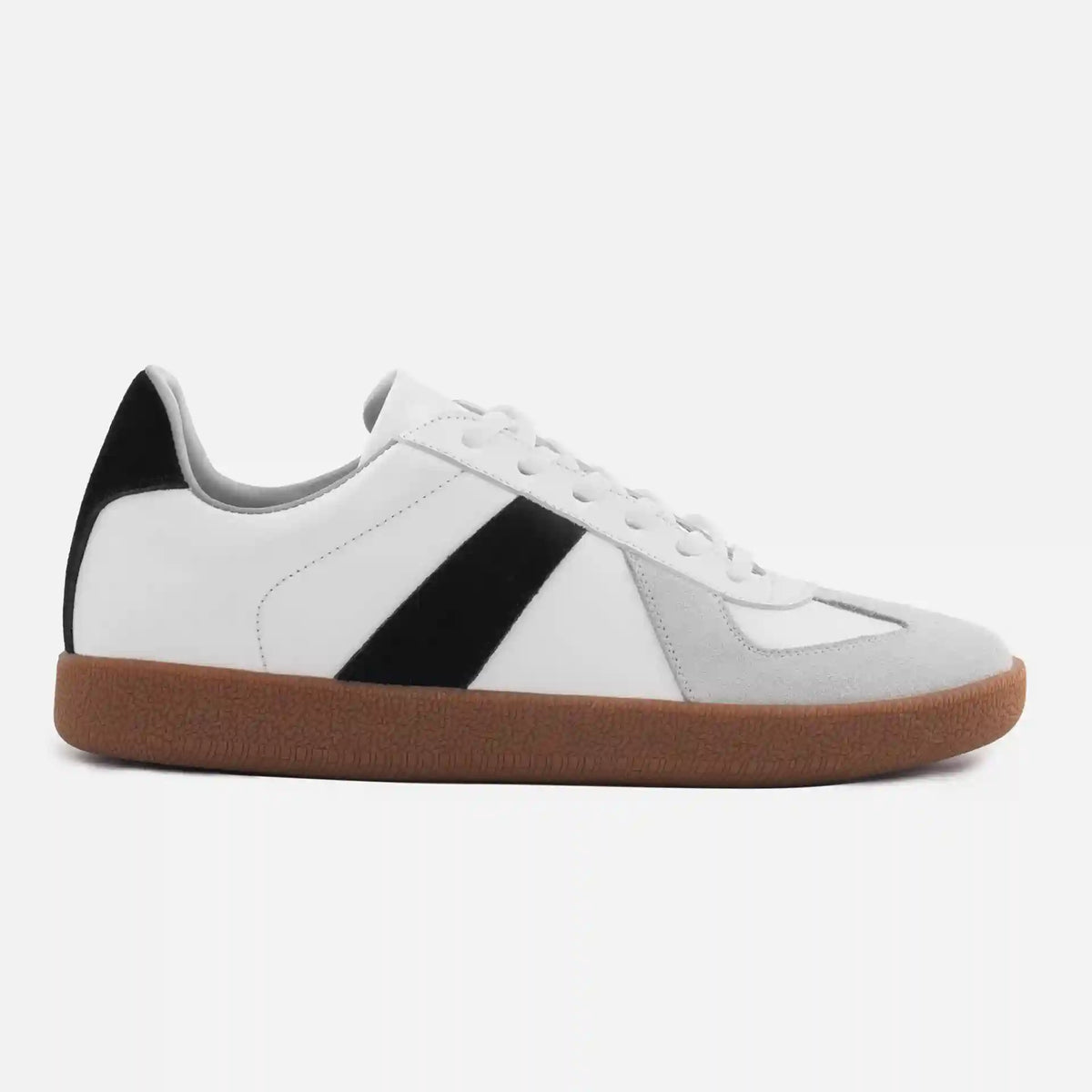 Morgen Trainers - Leather/Suede - Gum Sole - Women's