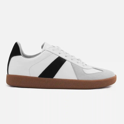 Morgen Trainers - Leather/Suede - Gum Sole - Women's