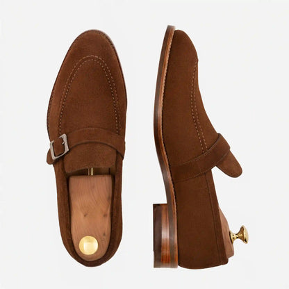 Archie Belted Loafer - Men’s Water-Repellent Suede