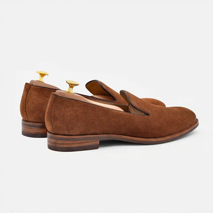 Langford Wholecut Loafers - Suede - Men's