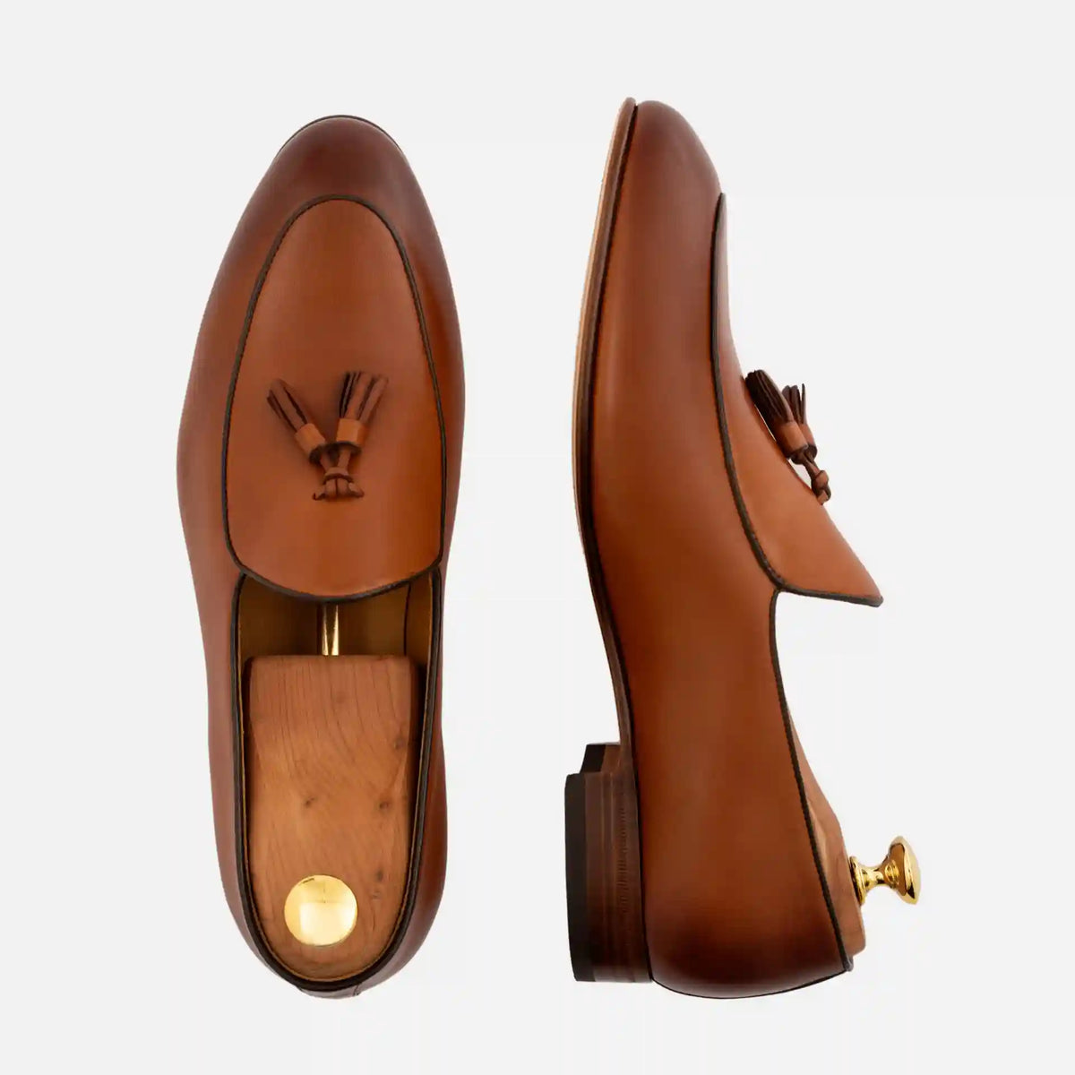 Perry Belgian Loafer - Full Grain Leather - Men's