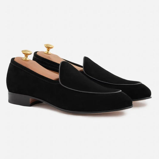 Vincent Belgian Loafer - Suede - Men's