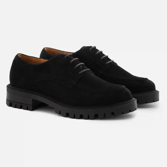 Emma Derby - Water Repellent Suede