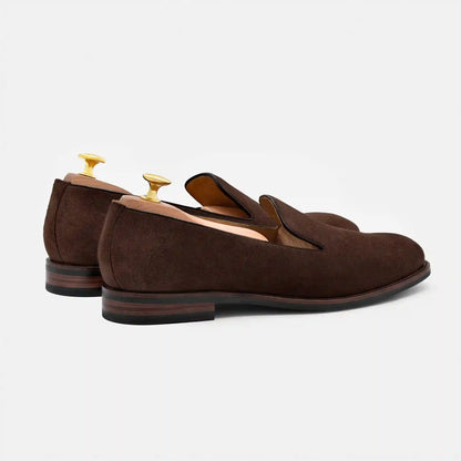 Langford Wholecut Loafers - Suede - Men's