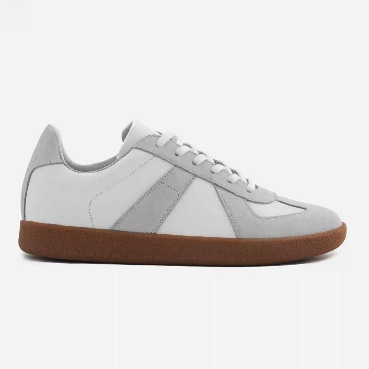 Morgen Trainers - Leather/Suede - Gum Sole - Women's