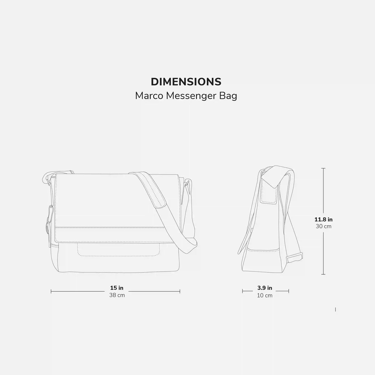 Marco Messenger Bag - Men's