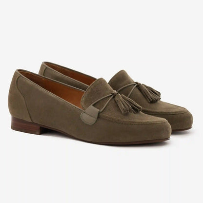 Julia Loafers - Water Repellent Suede & Full Grain Leather - Women's