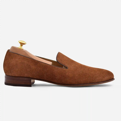 Langford Wholecut Loafers - Suede - Men's