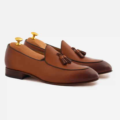 Perry Belgian Loafer - Full Grain Leather - Men's
