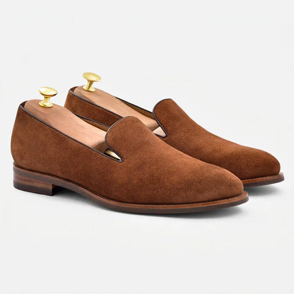 Langford Wholecut Loafers - Suede - Men's