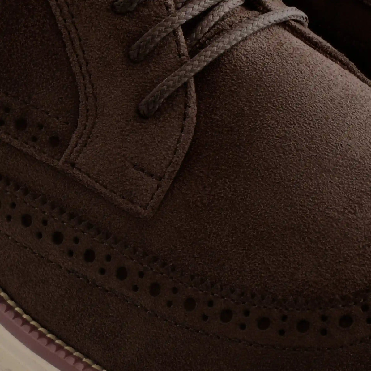 Redford Brogue Derbies - Suede - Men´s