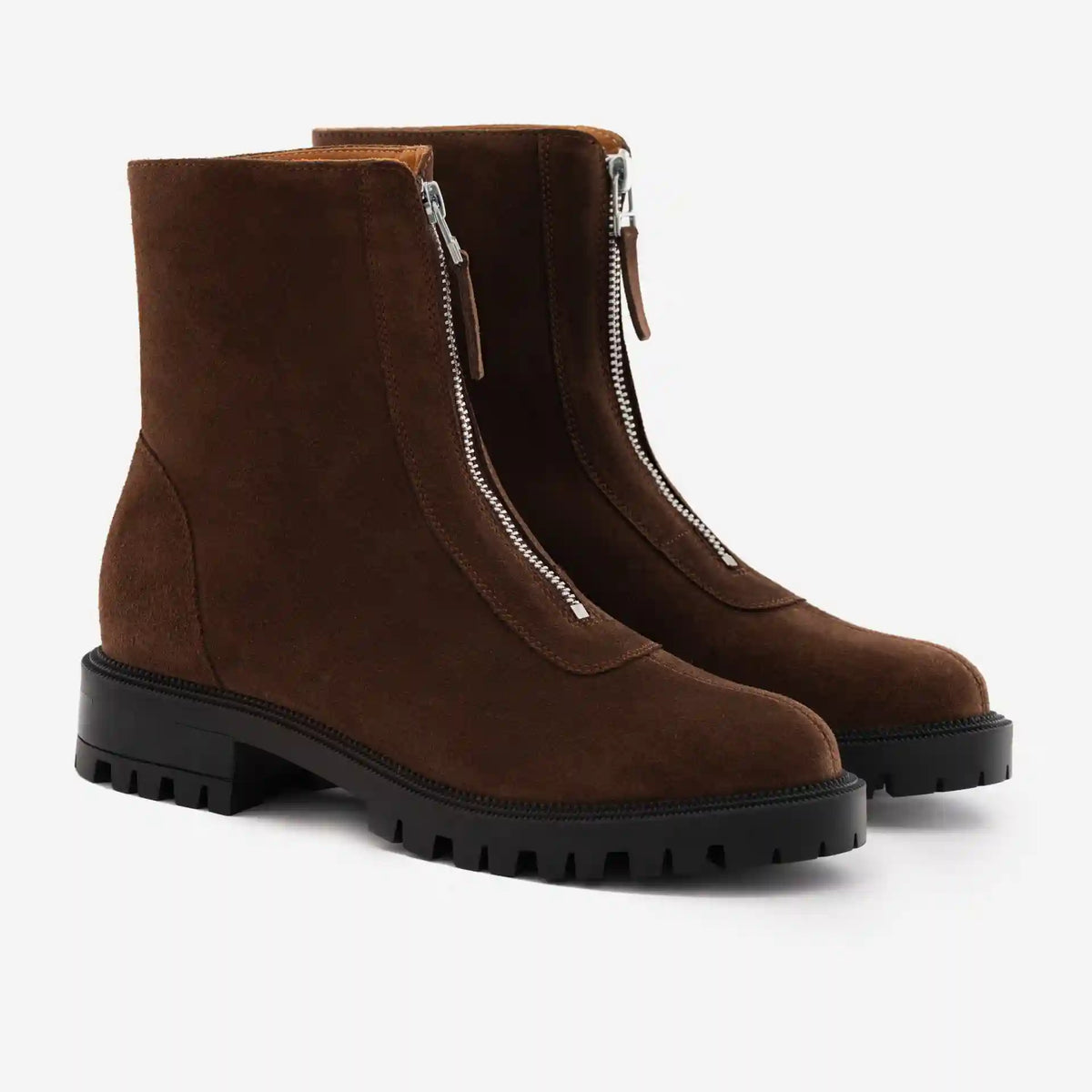 Jenna Zip Up Boots - Women’s  Water-Repellent Suede