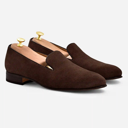 Langford Wholecut Loafers - Suede - Men's