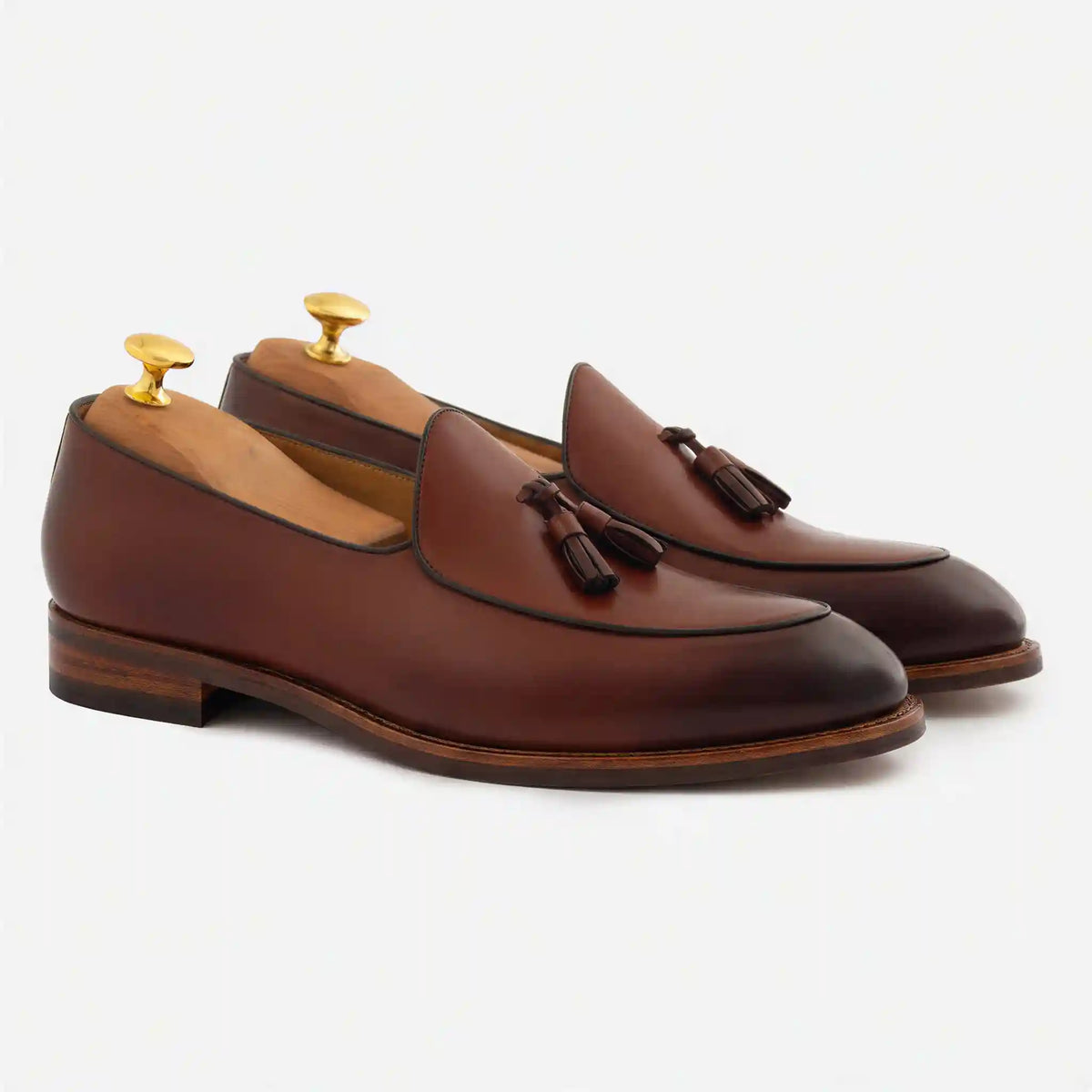 Perry Belgian Loafer - Full Grain Leather - Men's