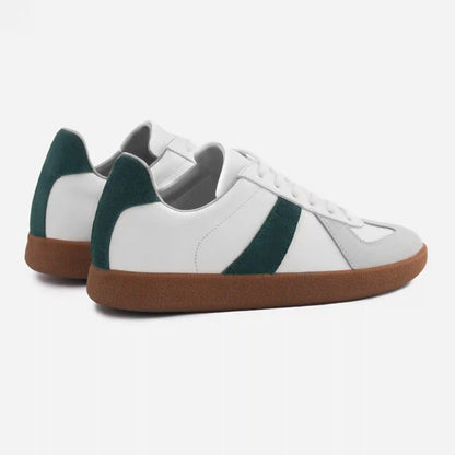 Morgen Trainers - Leather/Suede - Gum Sole - Women's