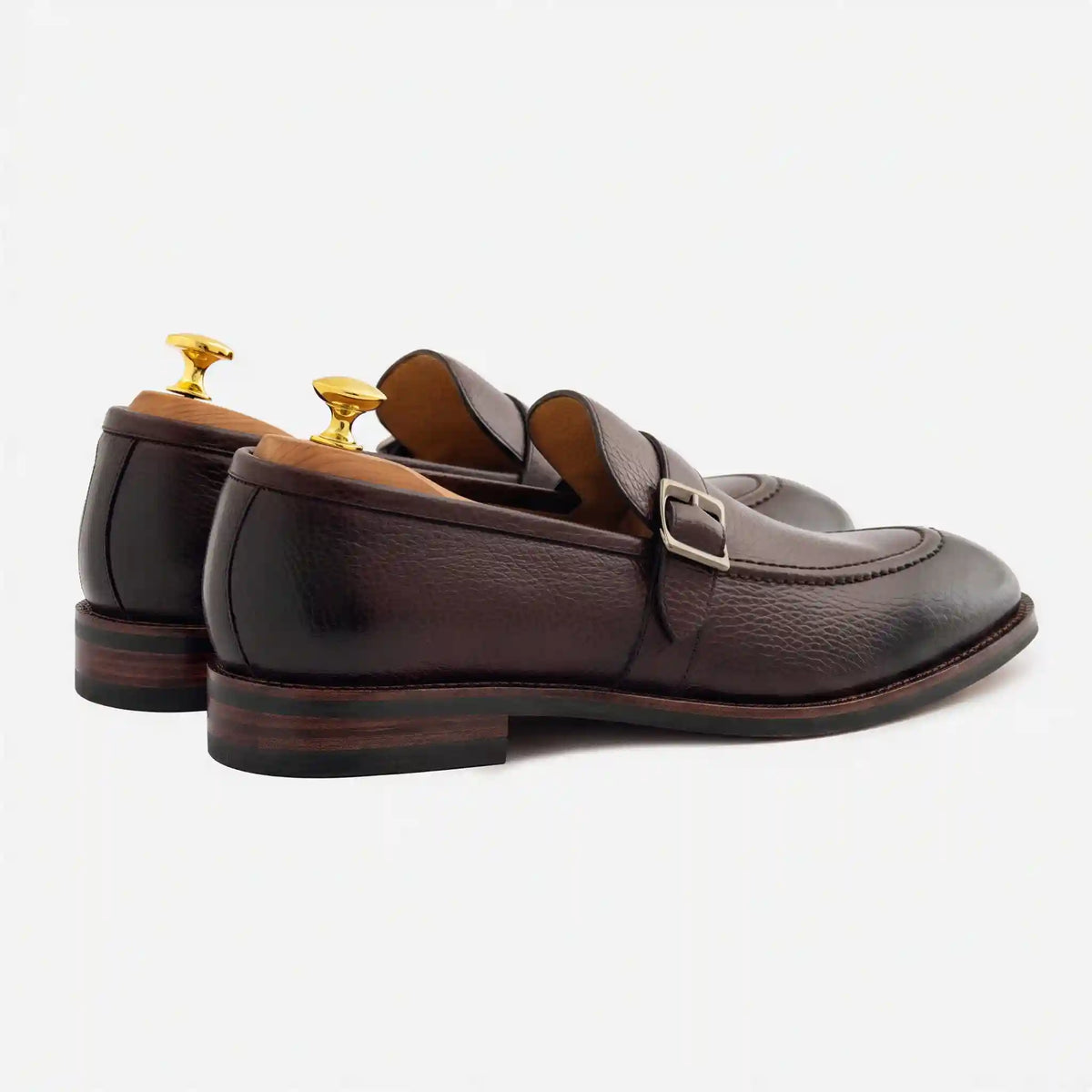 Archie Belted Loafer - Men’s  Pebbled Leather